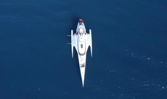 Fiyatı şaşırtıyor! Uzay mekiği görünümlü yat Bodrum’da