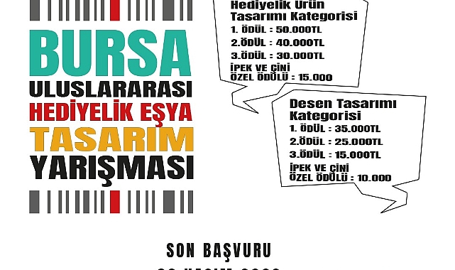 Hediyelik yarışmasında son başvuru 30 Kasım
