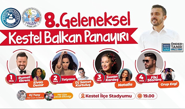 Kestel'de Balkan Panayırı Heyecanı