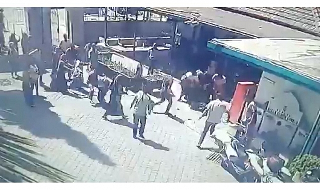 Mezarlıkta 6 kişinin yaralandığı kavganın görüntüleri ortaya çıktı
