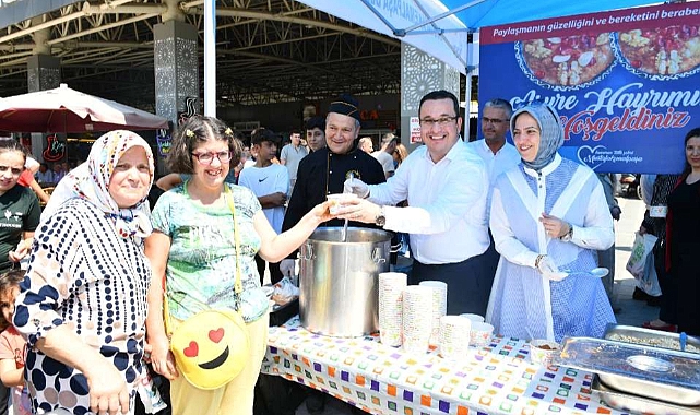 Mustafakemalpaşa'da kazanlar bereket için kaynadı