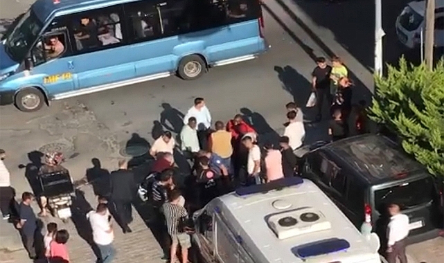 Sinir krizi geçirdi ortalığı birbirine kattı