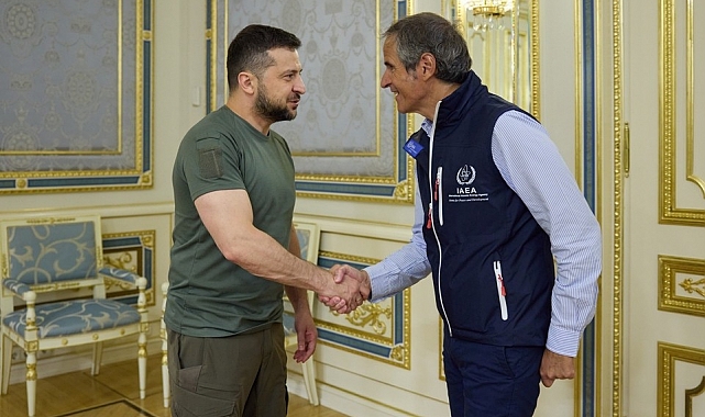 Zelenskiy, Uluslararası Atom Enerjisi Ajansı heyeti ile görüştü