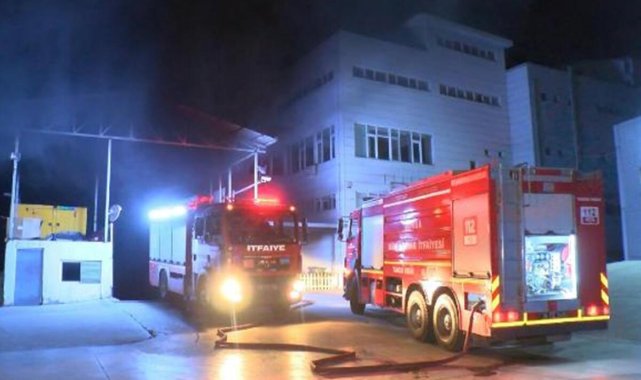 Bursa'da otomobil bakım servisinde korkutan yangın