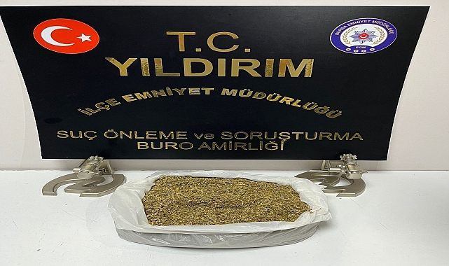Bursa'da durdurulan araçta 420 gram sentetik uyuşturucu ele geçirildi