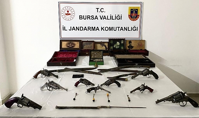 Bursa'da silah kaçakçılığı operasyonu