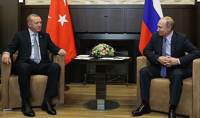 Cumhurbaşkanı Erdoğan Rusya Devlet Başkanı Putin ile görüştü