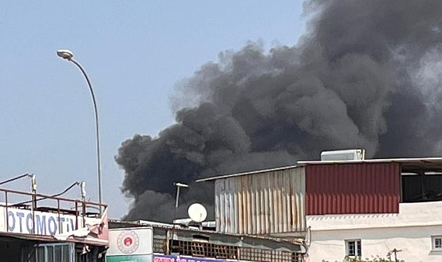 Hatay'da sanayide çıkan yangın kontrol altına alındı