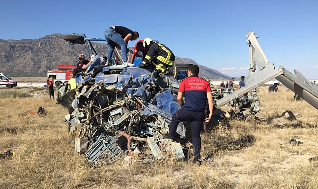 Marmaris'teki yangına destek için giden helikopter düştü: Ölü ve yaralılar var