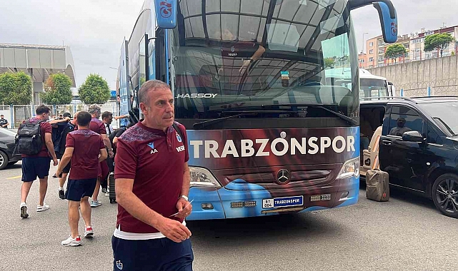 Trabzonspor, İstanbul'a gitti