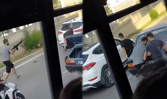 Trafik magandaları dehşet saçtı