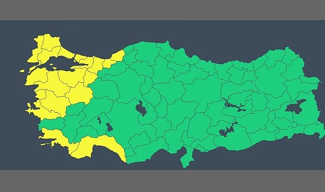 18 il için 'sarı' uyarı: Kuvvetli yağış ve fırtınaya dikkat