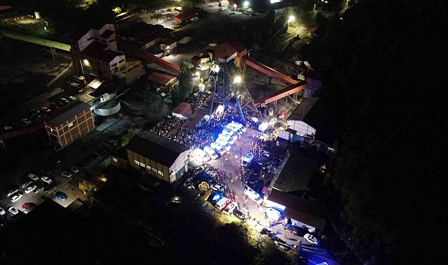 Bartın'da patlama yaşanan maden ocağı dron ile havadan görüntülendi
