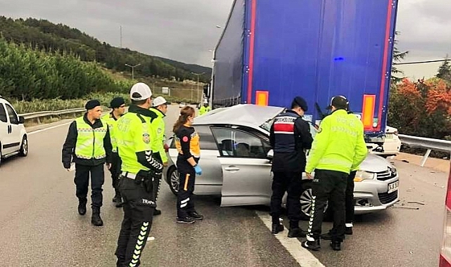 Bursa'da yağışlı hava kazayı beraberinde getirdi: 2 ölü