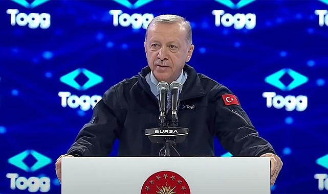 CANLI: Cumhurbaşkanı Erdoğan, Togg Gemlik Kampüsü Açılış Töreni'nde konuşuyor