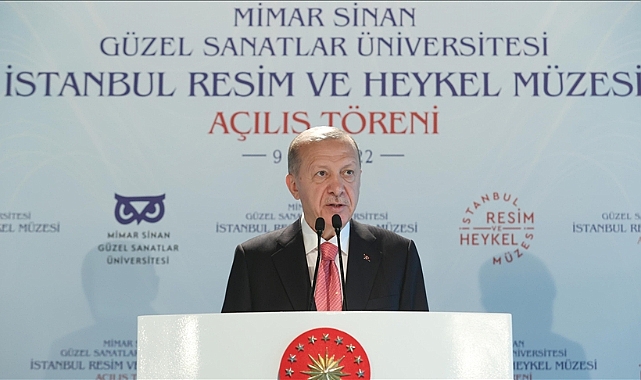 Cumhurbaşkanı Erdoğan: Sanatı tekelleştiren çarpık bakış açılarını reddediyoruz