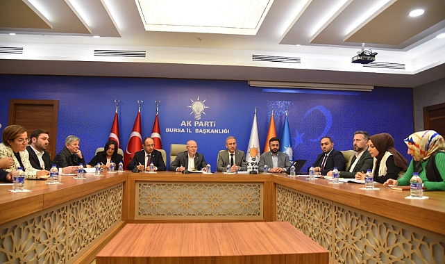 Davut Gürkan 'Tüm ilçe teşkilatlarımızla Bursamızda yeni zaferlerin sancaktarı olacağız'