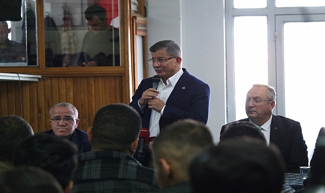 Davutoğlu, Bursa'da konuştu: