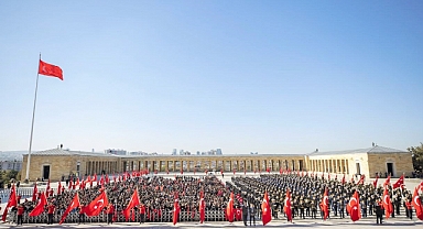 Devlet erkanı Anıtkabir'de
