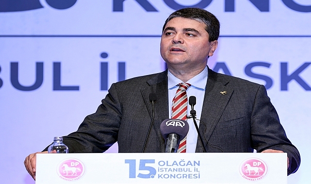 DP Genel Başkanı Uysal, İstanbul'da partisinin il kongresinde konuştu: