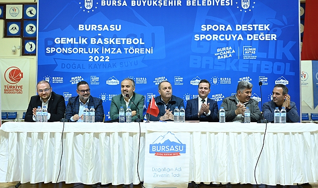 Gemlik Basketbol'a Bursasu desteği
