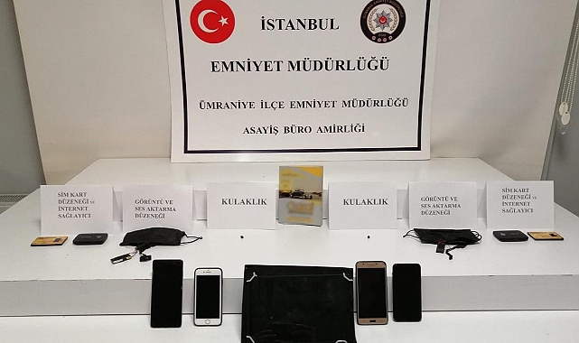İstanbul'da ehliyet sınavında kopya çekmek isteyen 2 şüpheli yakalandı