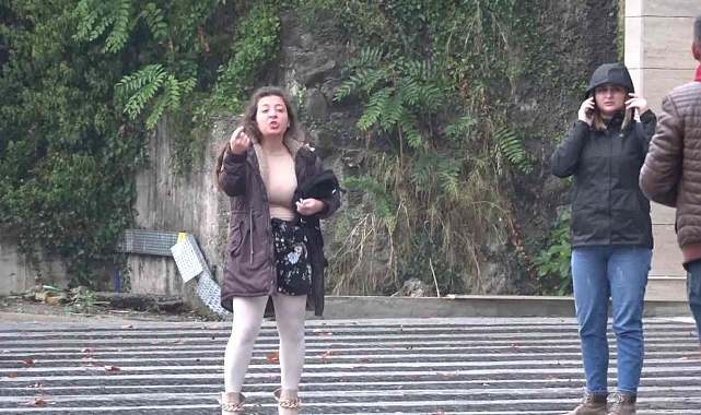 Kandil gecesi camide hakaretler yağdıran kadın adliyede