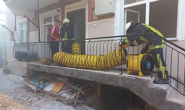 Karaman'da evin çocuk odasında çıkan yangın korkuttu