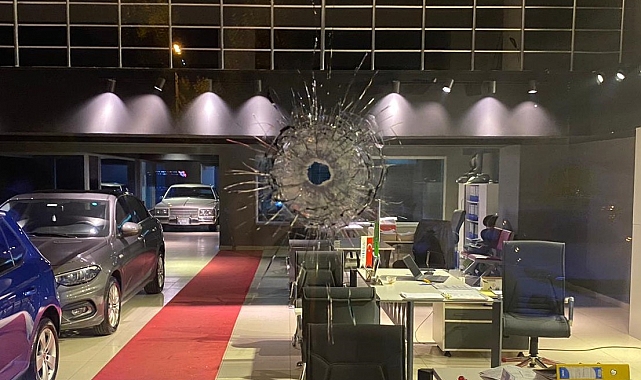 Kayseri'de oto galeriye kurşun yağdırdılar