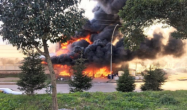 Kocaeli'de petrol tesisindeki yangın kontrol altında