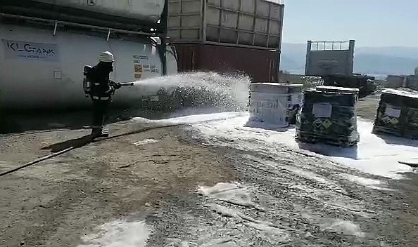 Limanda nitrik asit alarmı