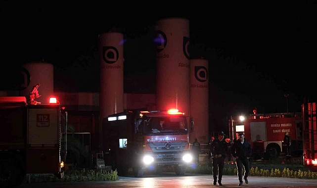 Manisa OSB'de peş peşe korkutan patlamalar