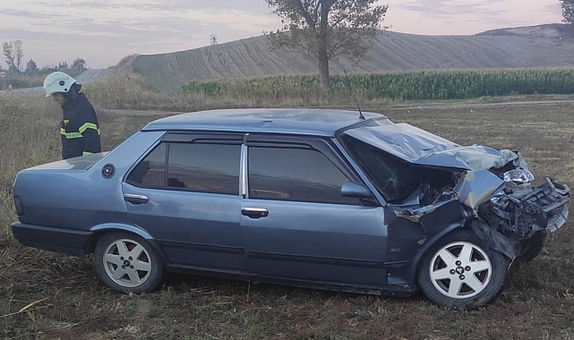 Tekirdağ'da traktör ile otomobilin çarpışması sonucu 1 kişi öldü