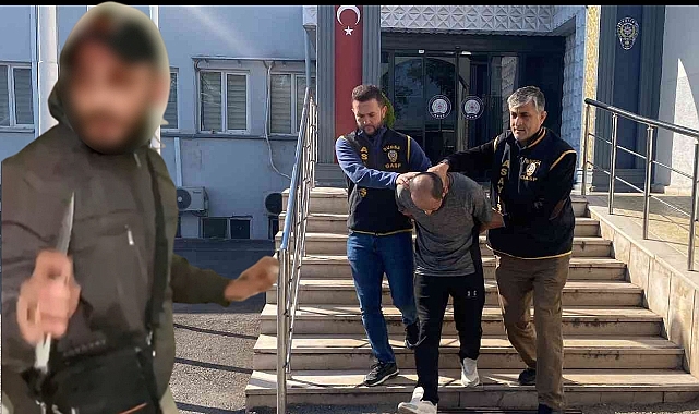 Yakalanınca bıçak çeken motosiklet hırsızı tutuklandı
