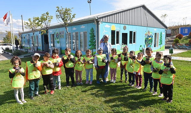 Yıldırım Belediyesinden miniklere çevre dersi