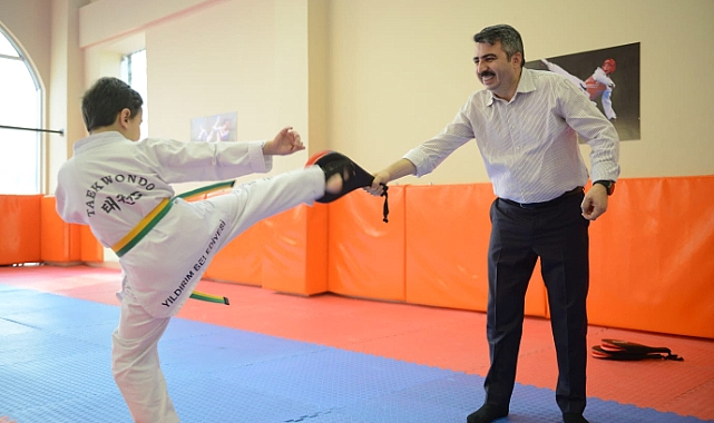 Yıldırım'da kış spor okullarına yoğun ilgi