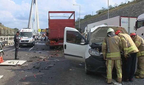YSS Köprüsünde zincirleme kaza