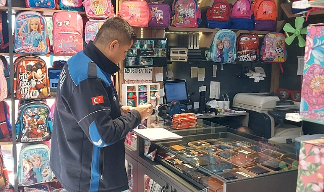 Zabıta Ekipleri Kırtasiyeleri Mercek Altına Aldı