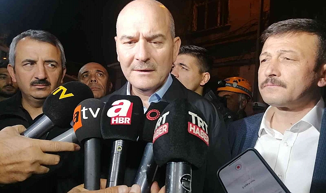 Bakan Soylu'dan deprem açıklaması
