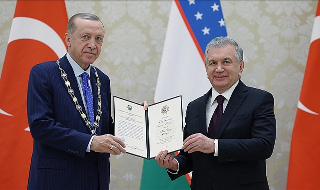 Erdoğan'a Yüksek Düzeyli İmam Buhari Nişanı