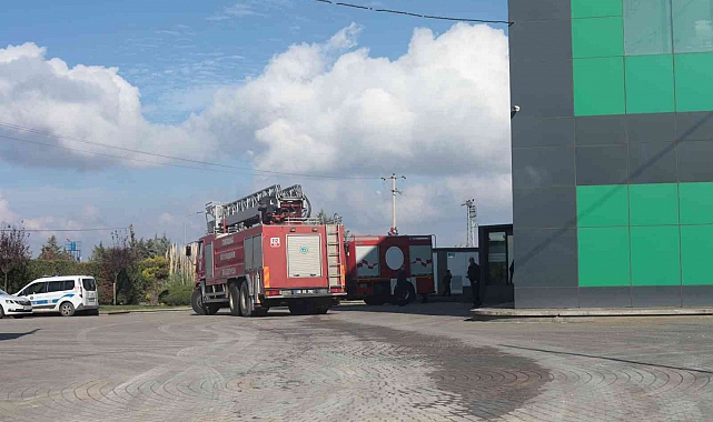 Fabrika yangını seferber etti