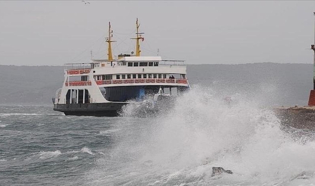 Gökçeada feribot seferleri fırtına nedeniyle yarın yapılamayacak