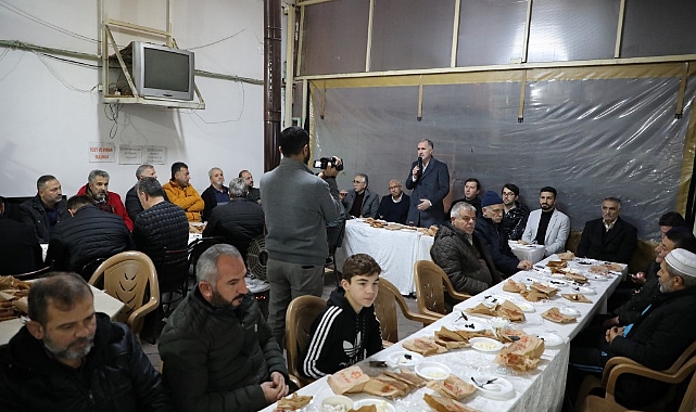 Bereket sofrası Kasım Efendi Camii'sinde kuruldu