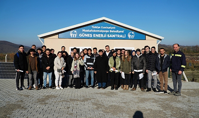 Bursa Teknik Üniversitesi öğrencileri Mustafakemalpaşa GES projesini inceledi