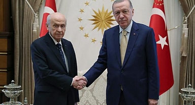 Cumhurbaşkanı Erdoğan Bahçeli ile görüştü