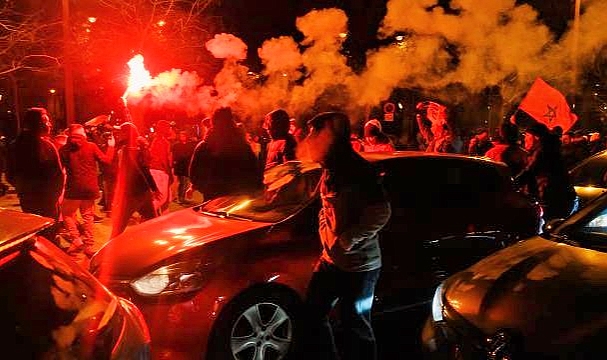 Paris'te Faslıların kutlamaları sırasında 108 kişi gözaltına alındı