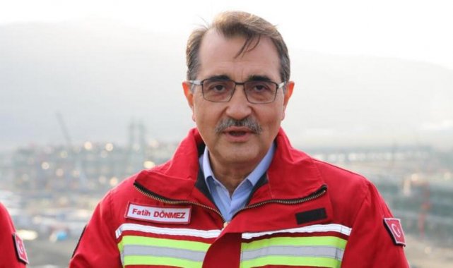 Bakan Dönmez: Mart ayında Karadeniz gazını milletimize sunmak arzusundayız
