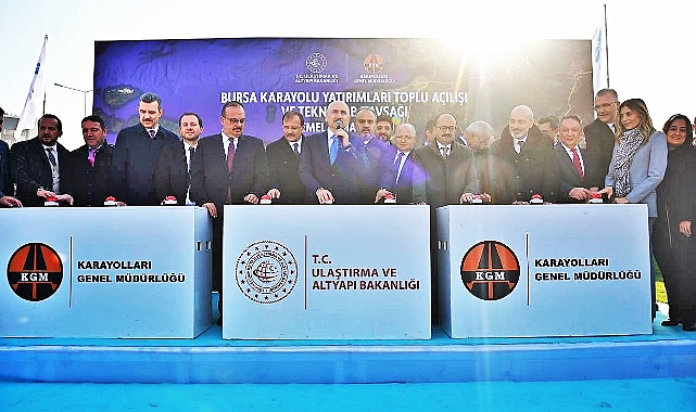 Bakan Karaismailoğlu'ndan Bursa'da toplu açılış
