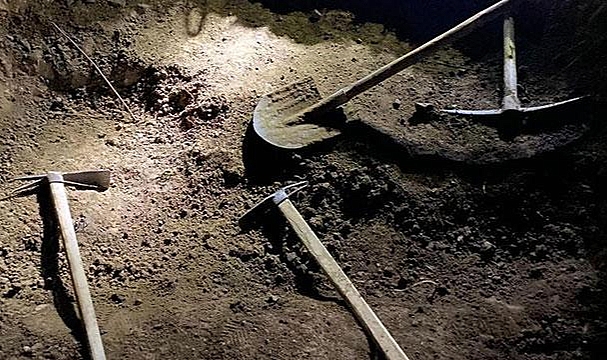 Bursa'da kaçak kazı yapan 3 şüpheli yakalandı