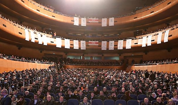 Bursa'da sosyal konut kura çekilişi sürüyor